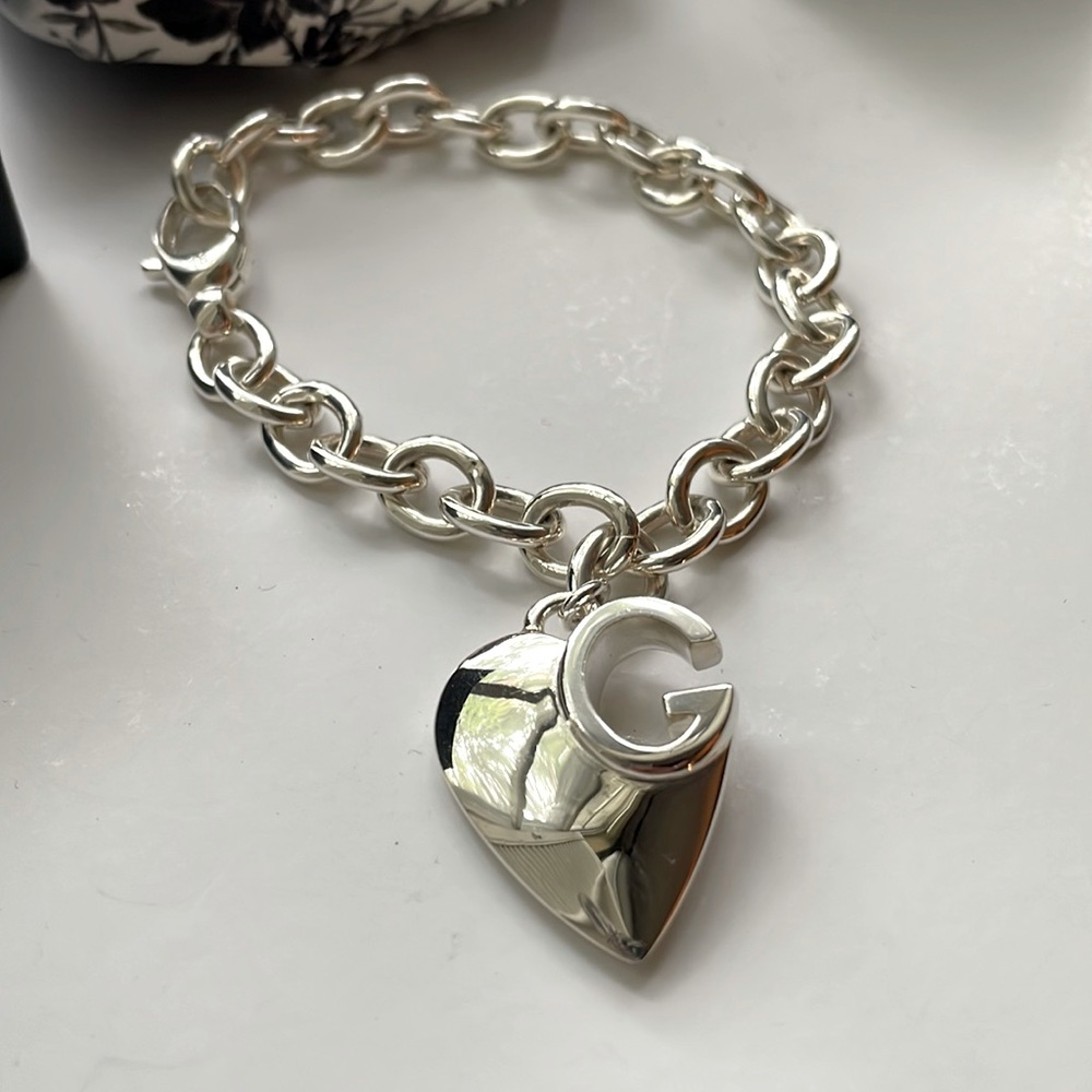 Authentic GUCCI bracelet solid Sterling Silver Made in Italy